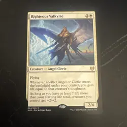 Righteous Valkyrie – MTG Kaldheim KHM #024/285 | Rare | NM - Image 1