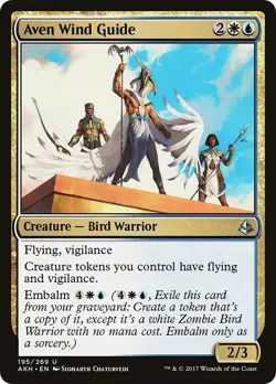 NM - Foil - Aven Wind Guide - 195 - Amonkhet - Image 1