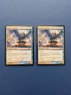 MTG Judge's Familiar X2: FNM Promo FOIL #5 – EX+ - Image 1