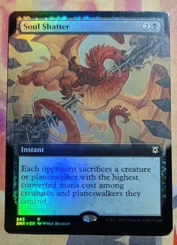 Soul Shatter (Extended Art) (Foil) MTG Zendikar Rising (ZNR) (NM) - Image 1