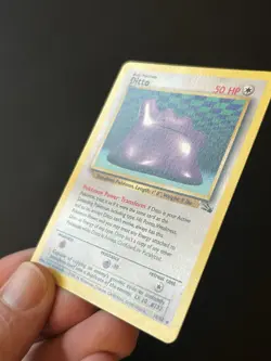 Pokemon TCG Ditto 18/62 Fossil 50 HP Rare LP - Image 3