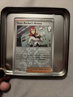 #171 Team Rocket's Ariana REVERSE HOLO Pokemon TCG S&V Destined Rivals - Trainer - Image 1