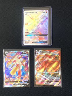 3 Blaziken Card Pokemon lot, Please read description for details and condition - Image 1