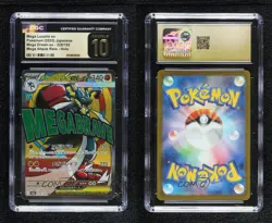 Mega Attack Rare - Lucario ex Japanese Pokemon M2A: Dream CGC 10 Pristine - Image 3
