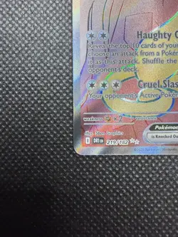 Pokemon TCG Team Rockets Persian EX 219/182 English Full Art Holo NM - Image 3