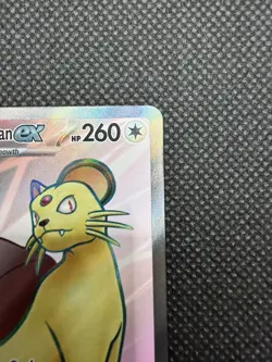Pokemon TCG Team Rockets Persian EX 219/182 English Full Art Holo NM - Image 4