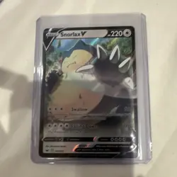 Pokemon Snorlax V Ultra Rare Full Art Holo Swsh01 Sword & Shield 141/202 220HP - Image 1