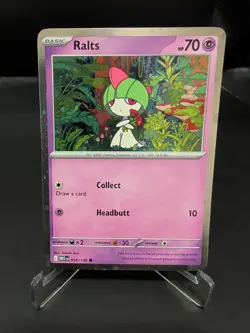 Pokemon TCG Mega Evolutions Ralts Cosmos Holo #58/132 - Image 1