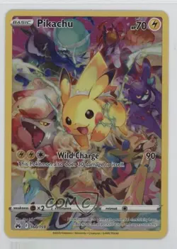 Secret - Pikachu Pokemon Sword & Shield Crown Zenith #160 - Image 1