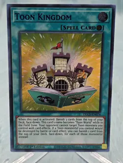 Yugioh Toon Kingdom (Blue) DLCS-EN074 Ultra Rare Dragons of Legend - NM - Image 1