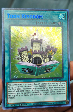 Yugioh Toon Kingdom (Blue) DLCS-EN074 Ultra Rare Dragons of Legend - NM - Image 2
