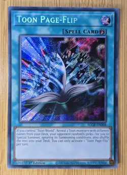 Yu-Gi-Oh! Toon Page-Flip BLCR-EN068 Secret Rare 1st Edition English NM - Image 1