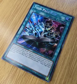 Yu-Gi-Oh! Toon Page-Flip BLCR-EN068 Secret Rare 1st Edition English NM - Image 2