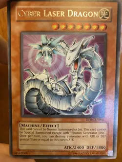 Cyber Laser Dragon DP04-EN003 Rare – Zane Truesdale Duelist Pack – NM – YuGiOh - Image 1