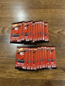 20x One Piece TCG OP13 Carrying On His Will - Likely Dead Booster Packs - Image 1