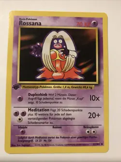 Pokemon Jynx Rossana Base Set 31/102 Regular 1st Edition Uncommon German Card - Image 1