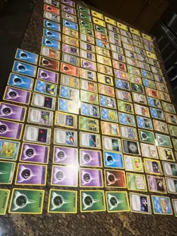 Vintage Bulk Base Cards Pokemon 145 Card Pokemon Cards Near Mint - Image 1