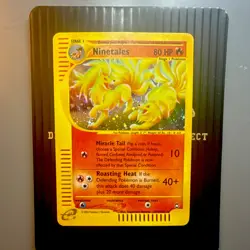 Pokemon Ninetales E-Card H19/H32 Holo Rare 80 HP 2002 TCG Card - Image 1
