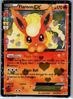 Flareon EX RC6/RC32 Generations: Radiant Collection - Pokemon Card - NM - Image 1