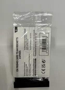 Pokemon TCG Team Rockets Zapdos GameStop Promo Card 070/182 New Sealed - Image 2