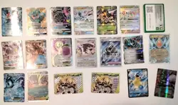 PokemonTCGAllKindsOfCards,EX,GX,MEGAS,FULLART,BREAK,HOLO RARE,&REDEEM. (19Cards) - Image 1