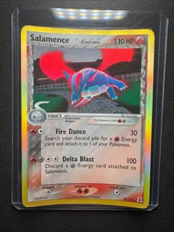 2005 EX Delta Species Salamence 14/113 Holo Rare Pokemon Card TCG LP - Image 1