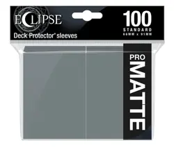 100 Ultra Pro Eclipse Matte Smoke Grey Deck Protectors Standard Card Sleeves ccg - Image 1