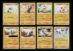 Cubone Pokemon Card Collection Set of 8 English Cards Cute Vintage 151 XY - Image 1