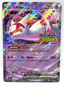 Latias ex - 076/191 Pokemon TCG Stamped Surging Sparks Double Rare Pokemon Card - Image 1
