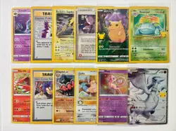Pokemon Celebrations Lot Near Mint 12 Cards - Venusaur Reshiram Mew Pikachu - Image 1
