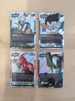 Dragon Ball Super Card Game Sb01 Leader Lot Of 4 - Image 1