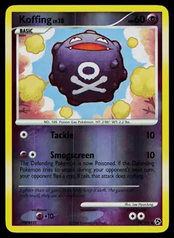 Pokemon Card - Koffing Great Encounters 74/106 Common Reverse Holo - Image 1