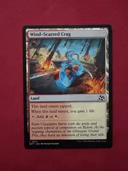 Wind-Scarred Crag - Aetherdrift DFT Magic The Gathering MTG #271 Land - Image 1