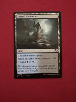 Dismal Backwater - Aetherdrift DFT Magic The Gathering MTG #254 Land - Image 1