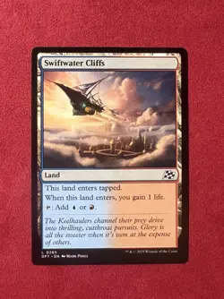 Swiftwater Cliffs - Aetherdrift DFT Magic The Gathering MTG #265 Land - Image 1