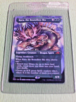 Kura the Boundless Sky (Borderless Regular) MTG Kamigawa Neon Dynasty 411 Mythic - Image 1