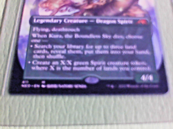 Kura the Boundless Sky (Borderless Regular) MTG Kamigawa Neon Dynasty 411 Mythic - Image 2