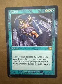 Recall (6th Edition) ALTERED floating border style hand painted! - Image 1