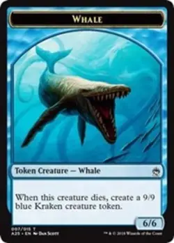 Whale Token (007) - Masters 25 #7/15 MTG Magic The Gathering - Image 1