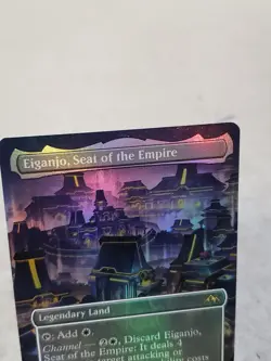 Eiganjo, Seat of the Empire (Borderless) Kamigawa: Neon Dynasty Foil NM - Image 2