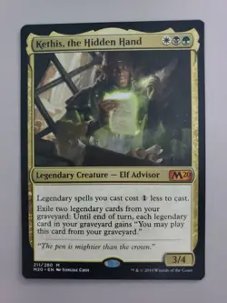 MTG Kethis, the Hidden Hand Core Set 2020 Regular Mythic - Image 1