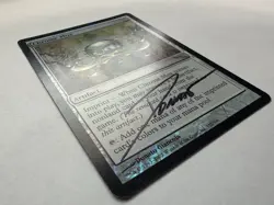 Chrome Mox Mirrodin Foil Rare Magic The Gathering signed by Donato Giancola - Image 4