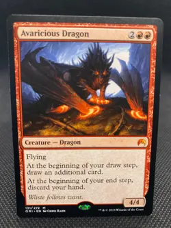 MTG Avaricious Dragon - Magic Origins NM/Reg English - Image 1