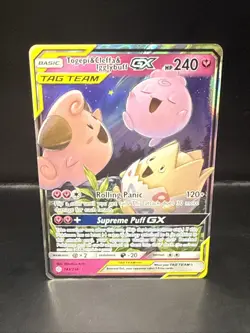 Pokemon Card - Togepi & Cleffa & Igglybuff GX Cosmic Eclipse 143/236 C - Image 1