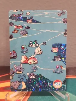 Pokemom Japanese Pocket Monsters Vending Prism Sticker 364 Lapras Water Pokemon - Image 1