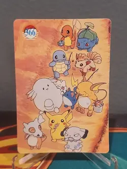 Pokemom Japanese Pocket Monsters Vending Prism Sticker 364 Lapras Water Pokemon - Image 2