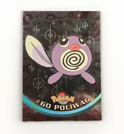 [LP] Topps 1999 Poliwag #60 Pokemon TV Animation Edition Series 1 Foil (Black) - Image 1