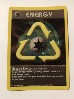 Recycle Energy - WOTC League Promo Pokemon - Holo Card - Image 1