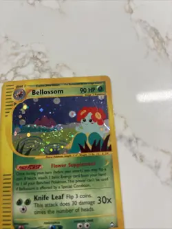Pokemon TCG Belossom H5/H32 Aquapolis Holo E Series 2003 SWIRL!!! - Image 4