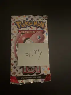 Very Heavy! 21.31 Gram Pokemon 151 Booster Pack Weighed Sealed - Image 3